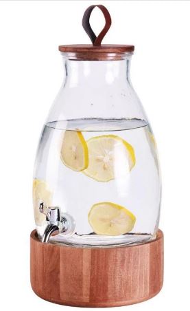 FRASCO C/TORNEIRA 5.5L BASE MADEIRA#